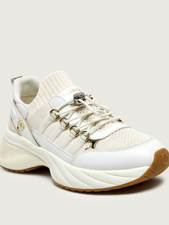 Zdjęcie produktu Pinko Sneakersy ARIEL 34 | z dodatkiem skóry biały