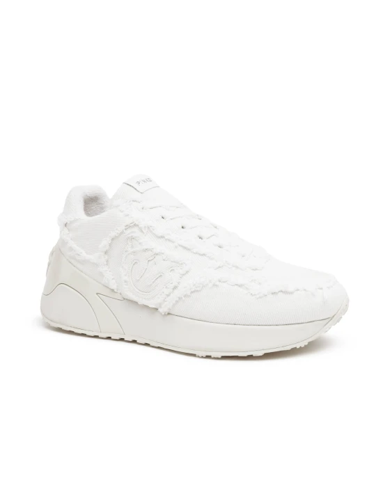 Zdjęcie produktu Pinko Sneakersy Paulette | z dodatkiem skóry biały