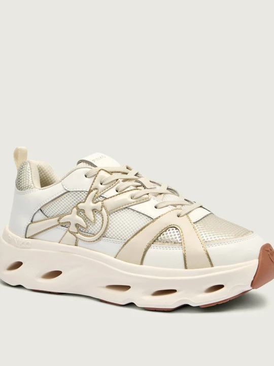 Zdjęcie produktu Pinko Sneakersy PINK 06 | z dodatkiem skóry biały