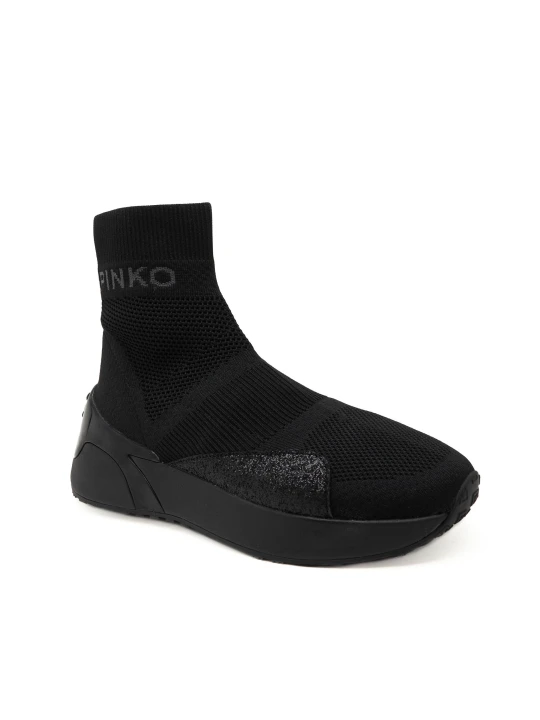 Zdjęcie produktu Pinko Sneakersy Stockton | z dodatkiem skóry czarny