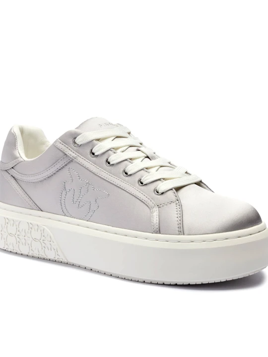 Zdjęcie produktu Pinko Sneakersy YOKO 11 | z dodatkiem skóry srebrny
