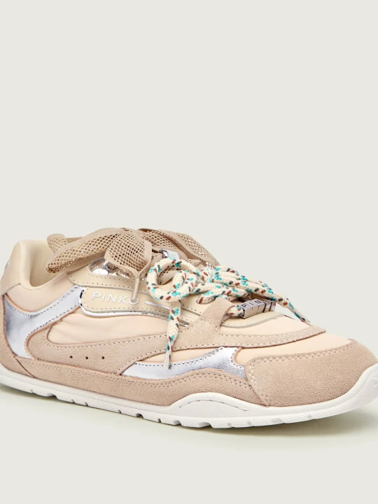 Zdjęcie produktu Pinko Sneakersy YULIA 01 | zamsz beżowy