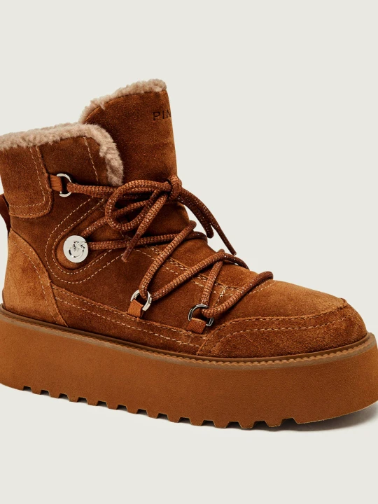 Zdjęcie produktu Pinko Śniegowce Martina 01 | zamsz | shearling brązowy