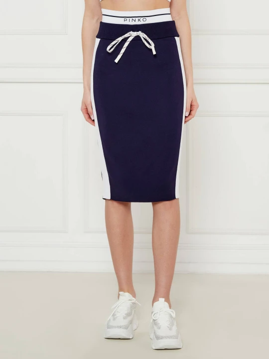 Zdjęcie produktu Pinko Spódnica MARMOLADA | pique granatowy