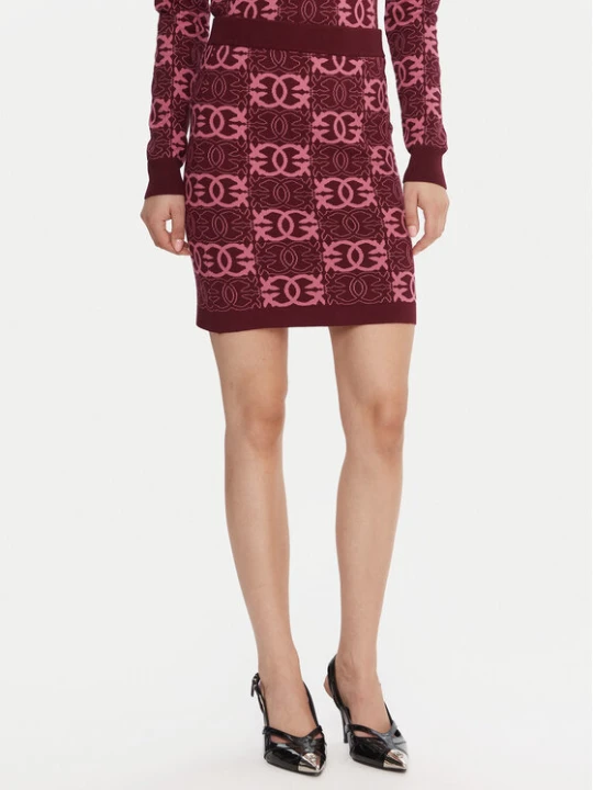 Zdjęcie produktu PINKO Spódnica mini Bang Bang 106040 A2YD Bordowy Slim Fit