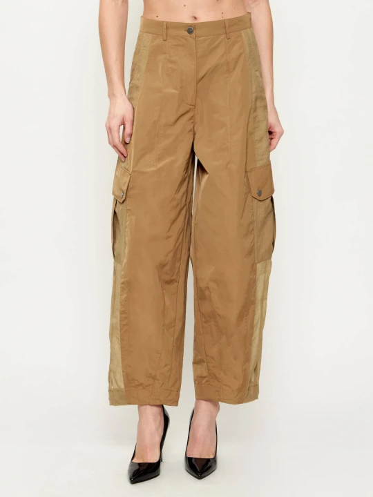 Zdjęcie produktu Pinko Spodnie cargo Romey | Relaxed fit brązowy