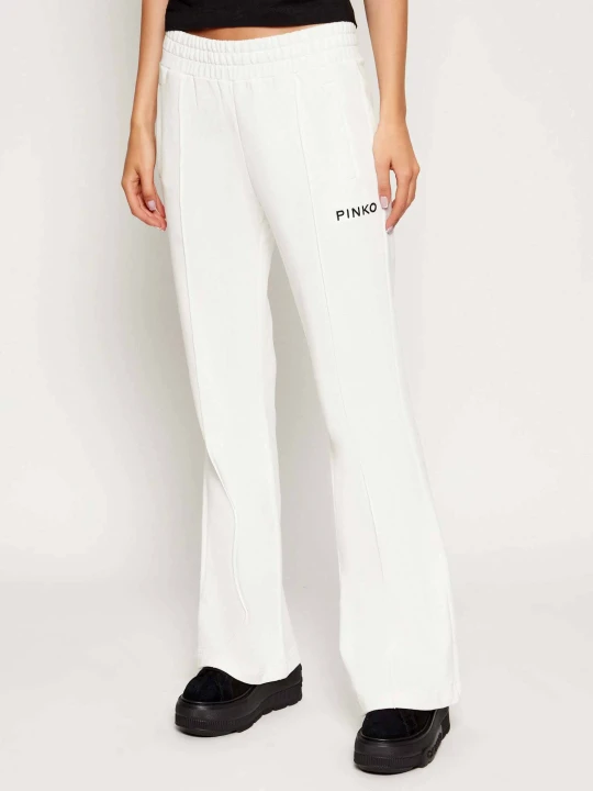 Zdjęcie produktu Pinko Spodnie dresowe | flare fit biały