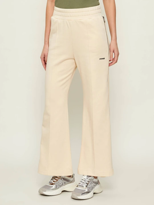 Zdjęcie produktu Pinko Spodnie dresowe PARTENZA | flare fit beżowy