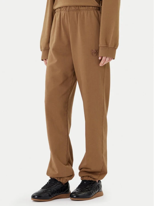 Zdjęcie produktu PINKO Spodnie dresowe Pazzo 105508 A2RB Brązowy Regular Fit
