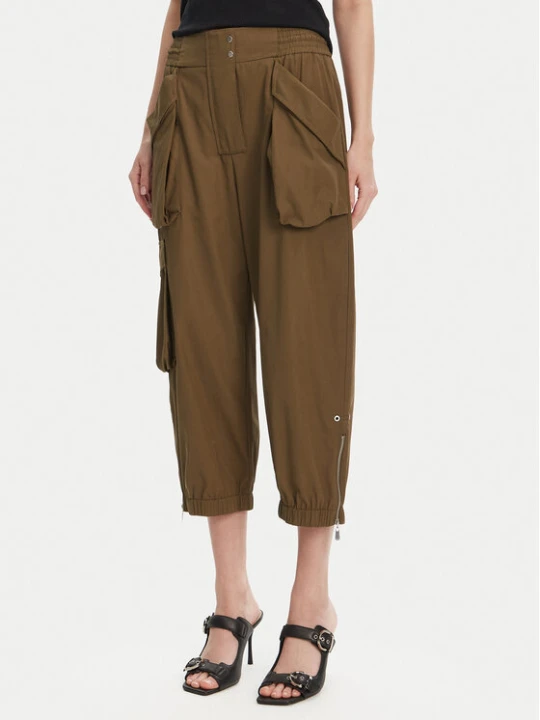 Zdjęcie produktu PINKO Spodnie materiałowe 104704 A2ER Khaki Regular Fit