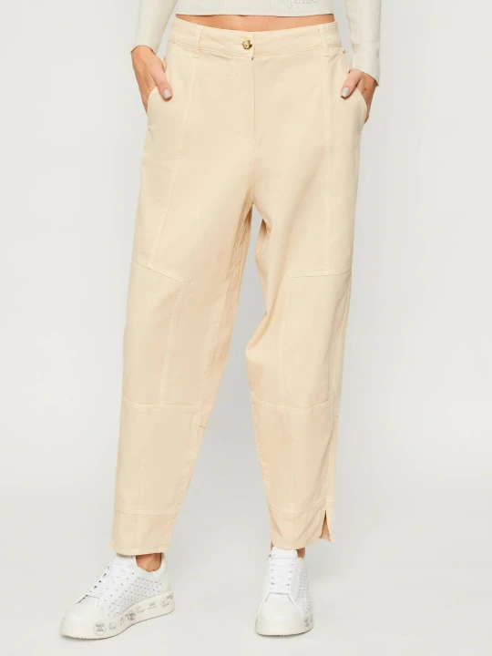 Zdjęcie produktu Pinko Spodnie PECORINO | Tapered fit beżowy