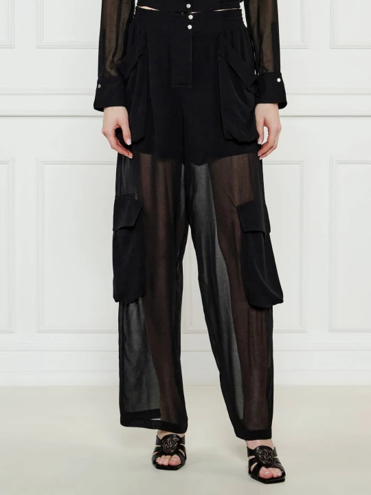 Zdjęcie produktu Pinko Spodnie SCOTTOCASA | Loose fit czarny