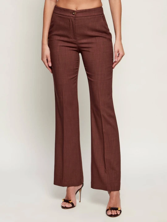 Zdjęcie produktu Pinko Spodnie SERENIDAD | flare fit brązowy