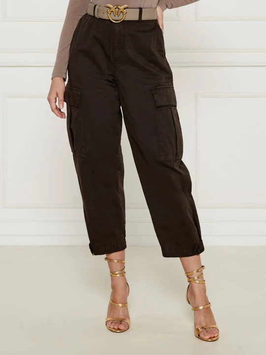 Zdjęcie produktu Pinko Spodnie Sonata | Loose fit brązowy