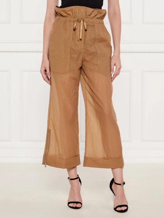 Zdjęcie produktu Pinko Spodnie + szorty | flare fit brązowy