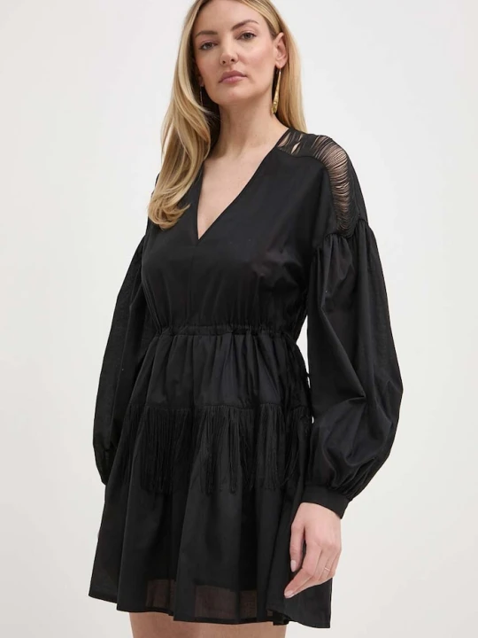 Zdjęcie produktu Pinko sukienka bawełniana czarny
