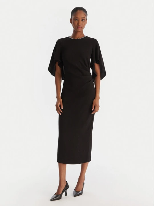 Zdjęcie produktu PINKO Sukienka koktajlowa Scopone Abito 105583 A2Q2 Czarny Regular Fit