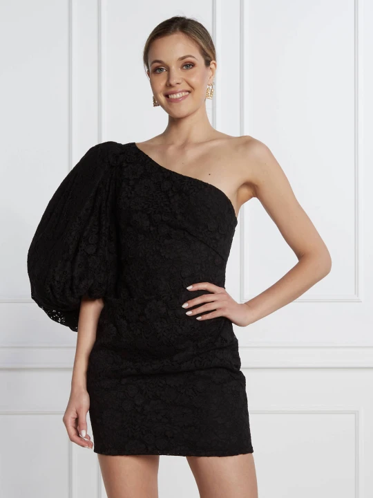 Zdjęcie produktu Pinko Sukienka PIZZO CON FRANGI czarny