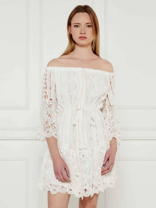 Zdjęcie produktu Pinko Sukienka z paskiem EVERGREEN biały