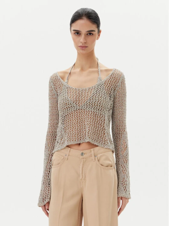 Zdjęcie produktu PINKO Sweter Denali 104749 A2FB Szary Regular Fit