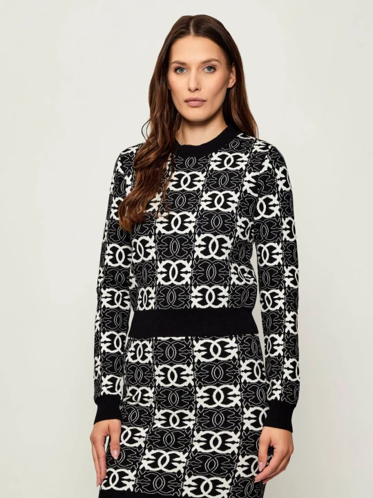 Zdjęcie produktu Pinko Sweter GYPSIES | Regular Fit czarny