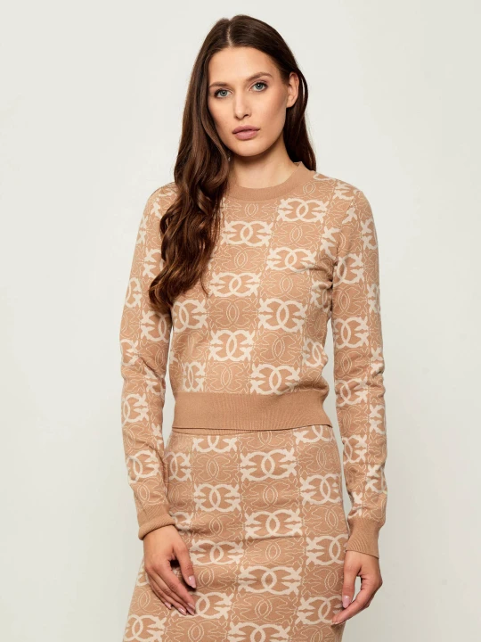 Zdjęcie produktu Pinko Sweter GYPSIES | Regular Fit beżowy