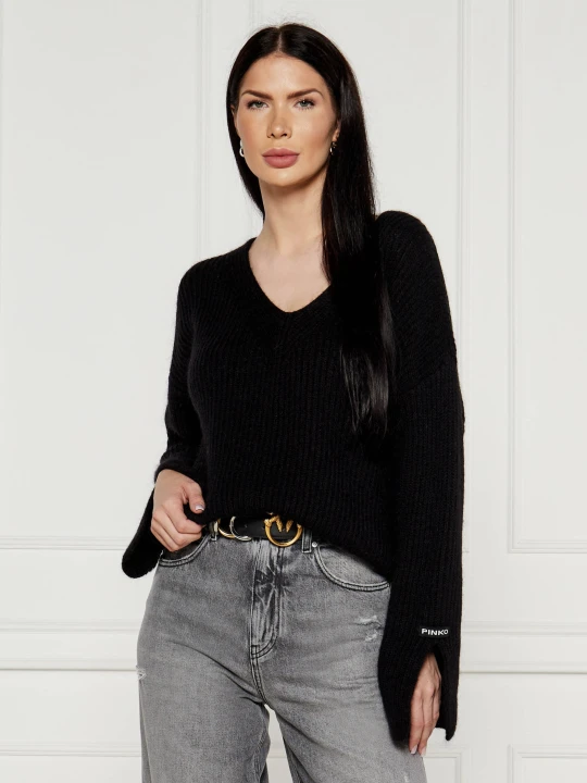 Zdjęcie produktu Pinko Sweter KORAT | Loose fit czarny