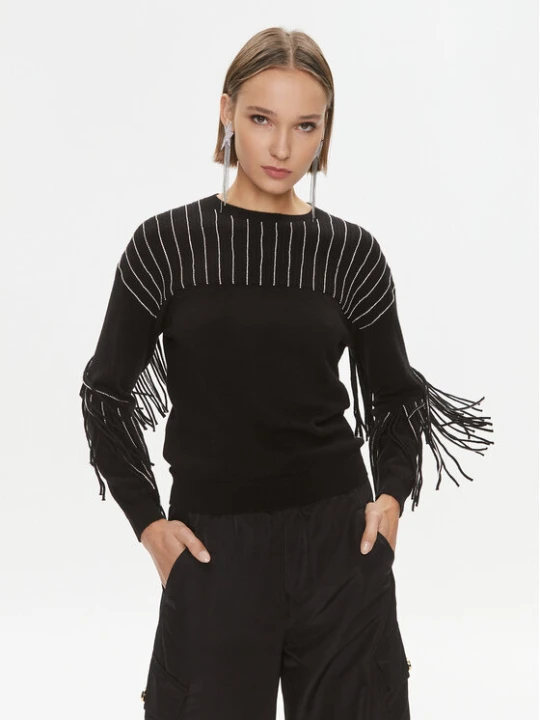 Zdjęcie produktu Pinko Sweter Libellula 102082 A19L Czarny Regular Fit