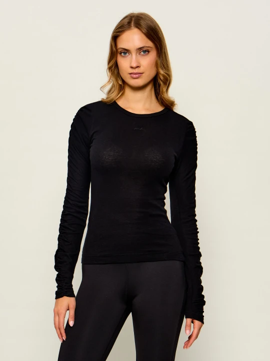 Zdjęcie produktu Pinko Sweter Muscari | Slim Fit | z dodatkiem wełny czarny