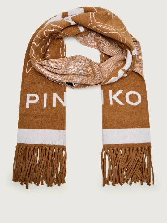 Zdjęcie produktu Pinko Szal | z dodatkiem wełny i kaszmiru camel