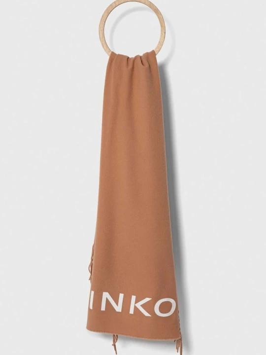 Zdjęcie produktu Pinko szalik wełniany brązowy