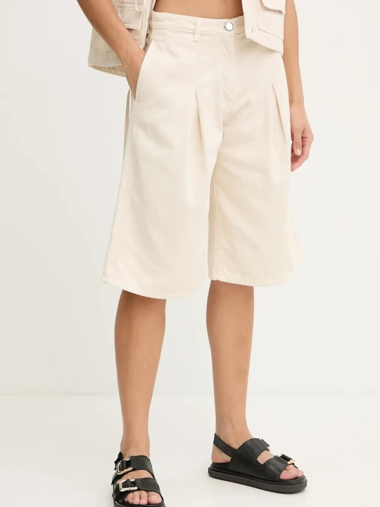 Zdjęcie produktu Pinko szorty bawełniane beżowy