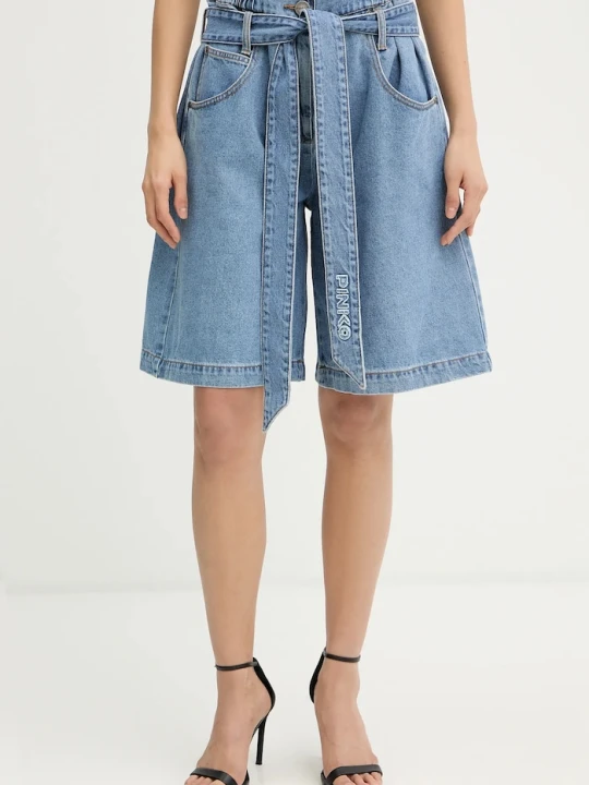 Zdjęcie produktu Pinko szorty jeansowe niebieski
