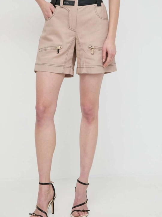 Zdjęcie produktu Pinko szorty jeansowe brązowy