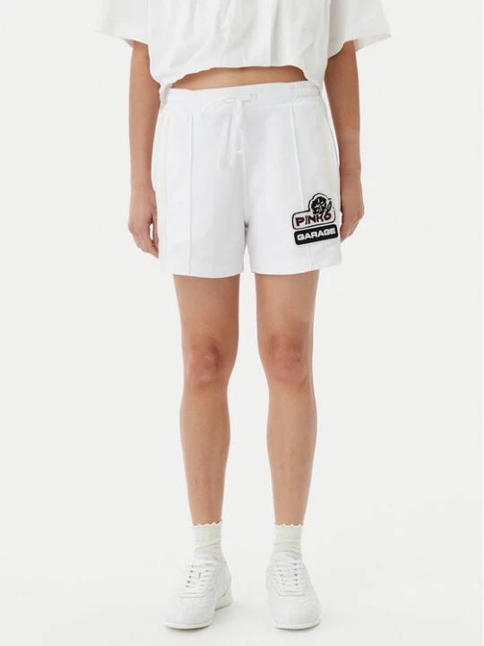 Zdjęcie produktu PINKO Szorty sportowe Max Shorts Interlock Tecni 105271 A2MD Biały Regular Fit