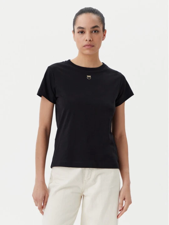 Zdjęcie produktu PINKO T-Shirt 100373 A2OG Czarny Regular Fit