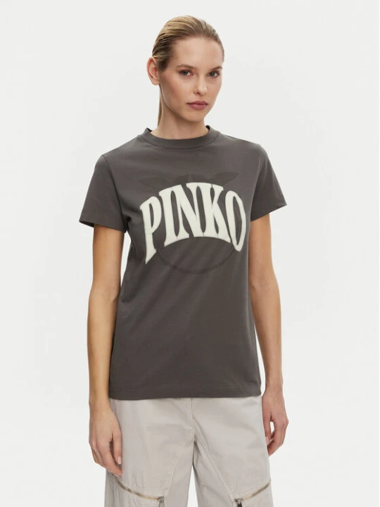 Zdjęcie produktu PINKO T-Shirt 101752 A2CT I63 Szary Regular Fit