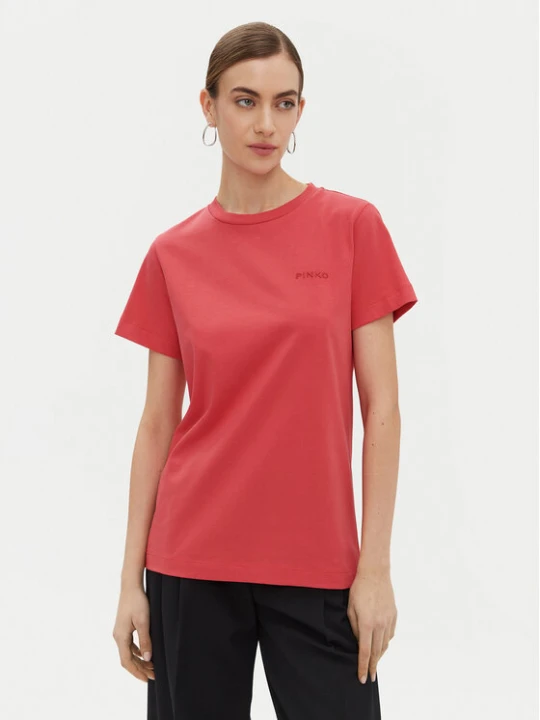Zdjęcie produktu PINKO T-Shirt 101752 A2HN Czerwony Regular Fit