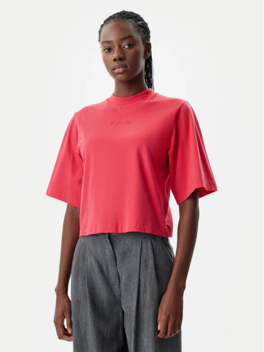 Zdjęcie produktu PINKO T-Shirt 104604 A2F8 O57 Czerwony Regular Fit
