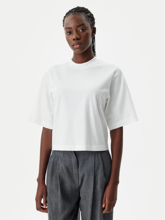 Zdjęcie produktu PINKO T-Shirt 104604 A2F8 Z05 Biały Regular Fit