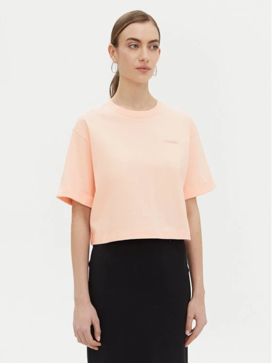 Zdjęcie produktu PINKO T-Shirt 104882 A2HN Koralowy Regular Fit
