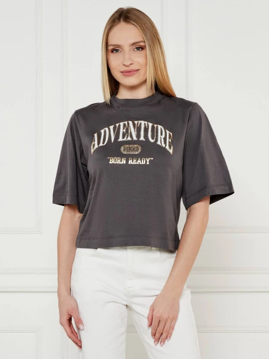 Zdjęcie produktu Pinko T-shirt Adventure | Loose fit szary
