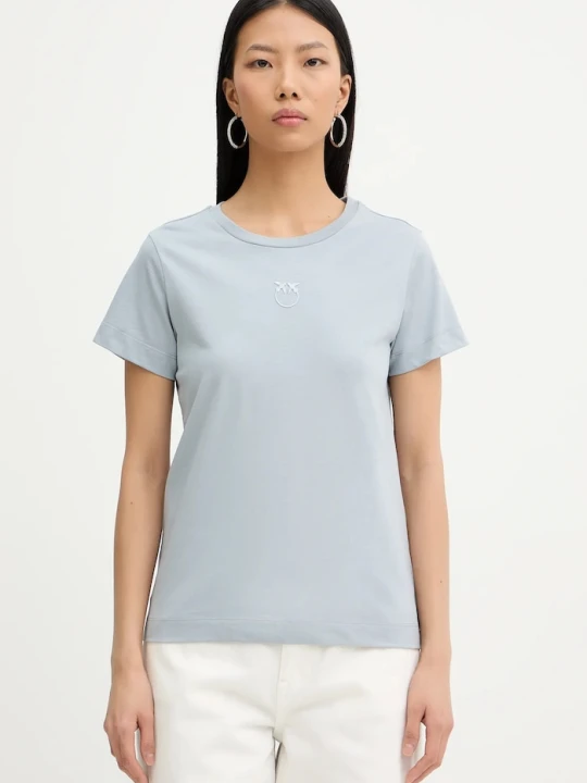 Zdjęcie produktu Pinko t-shirt bawełniany niebieski