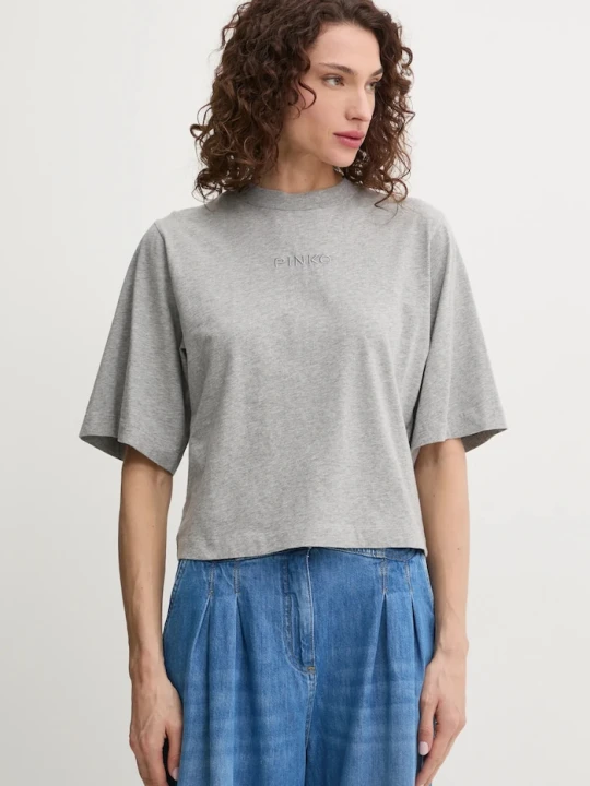 Zdjęcie produktu Pinko t-shirt bawełniany szary