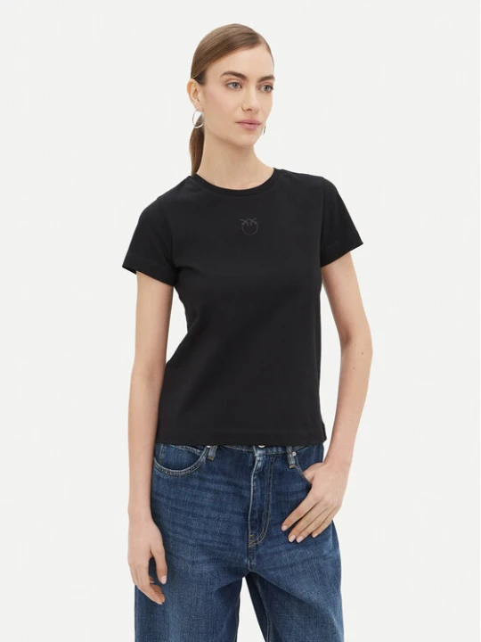 Zdjęcie produktu PINKO T-Shirt Bussolotto 100355 Czarny Regular Fit