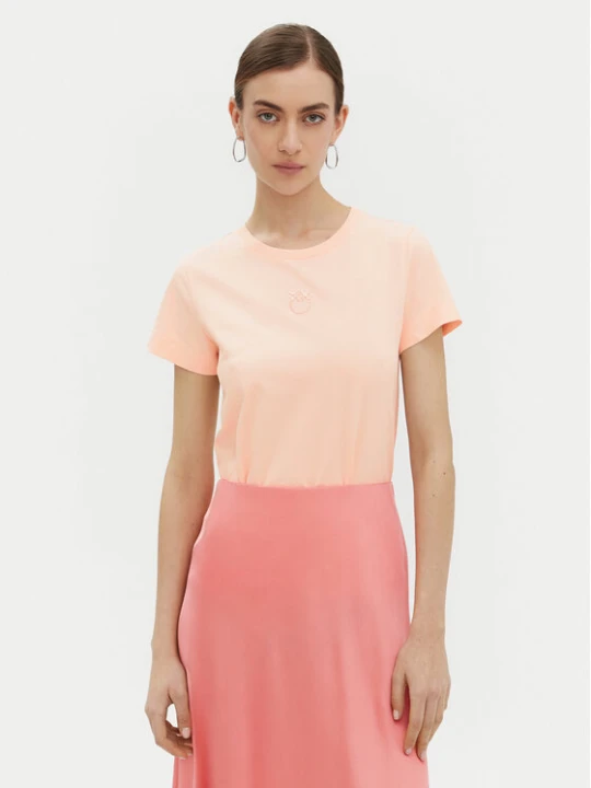 Zdjęcie produktu PINKO T-Shirt Bussolotto 100355 Różowy Regular Fit