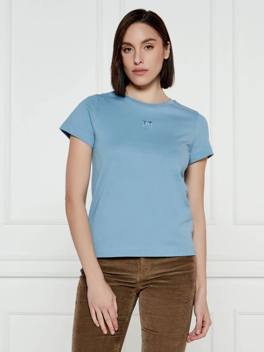 Zdjęcie produktu Pinko T-shirt BUSSOLOTTO | Regular Fit błękitny