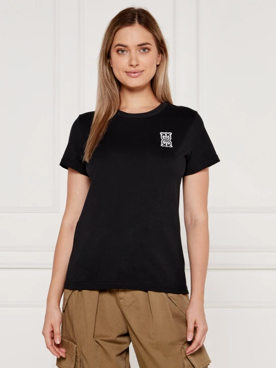 Zdjęcie produktu Pinko T-shirt Bussolotto | Regular Fit czarny