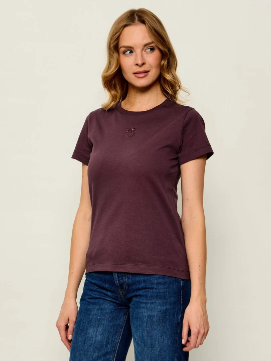 Zdjęcie produktu Pinko T-shirt Bussolotto | Regular Fit bordowy