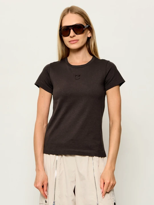 Zdjęcie produktu Pinko T-shirt Bussolotto | Regular Fit brązowy
